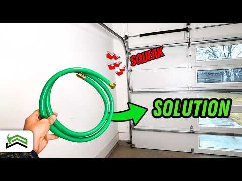 STOP That Annoying Garage Door Squeak in Seconds! (Super Easy DIY)