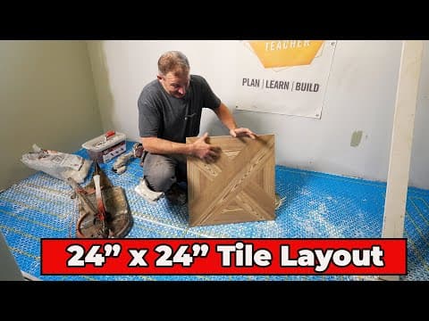 Professional Contractor Tips for Large Tile Floor Layout