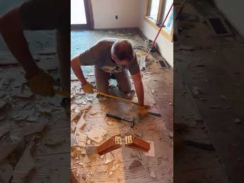 HardiBacker Removal 🤬 #diy #tile #homeimprovement #bathroomremodelingteacher