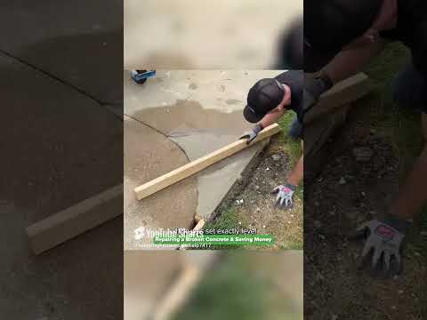 Fix Broken Concrete Sidewalks The Easy Way!