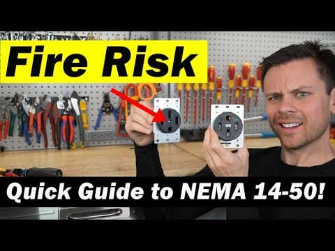 Quick Guide to NEMA 14-50: Don't Burn Your House Down!