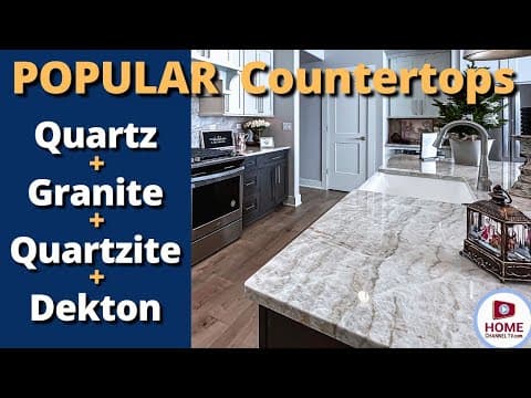 Popular Kitchen Countertops: Differences Between Quartz, Granite, Quartzite, & Dekton